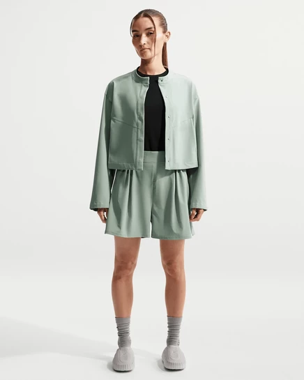 Женские шорты с высокой талией Nike 24.7 PerfectStretch, серые
