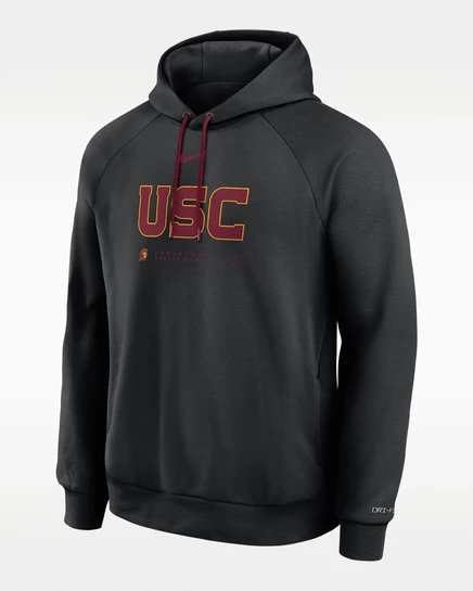 Мужское худи Nike USC Courtside, черное