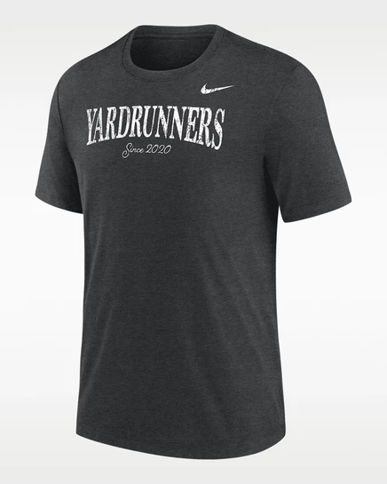 Мужская футболка Nike College Yardrunners из трибленда, черная