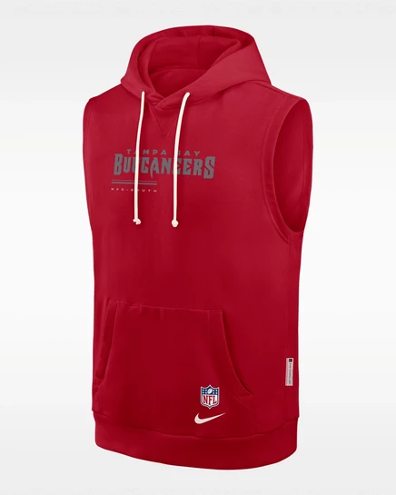 Мужская безрукавная худи Nike Tampa Bay Buccaneers, красная