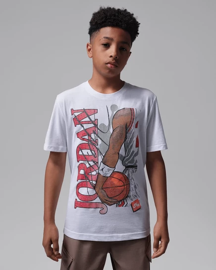 Футболка для мальчиков Jordan Jumpman, белая