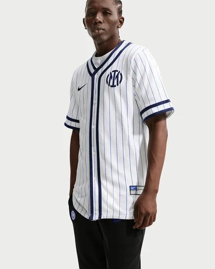 Мужская джерси Nike Inter Milan, бело-синяя