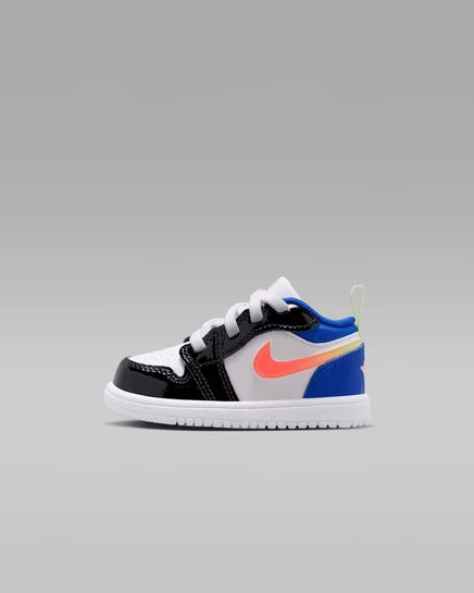 Детские кроссовки Jordan 1 Low Alt, белые/черные/синие