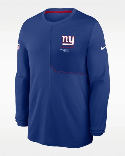Мужской лонгслив Nike Giants Sideline Coach, синий
