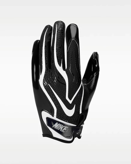 Перчатки для американского футбола Nike Vapor Jet 9.0, черно-белые