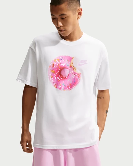 Мужская футболка Nike Sportswear «Donut», белая