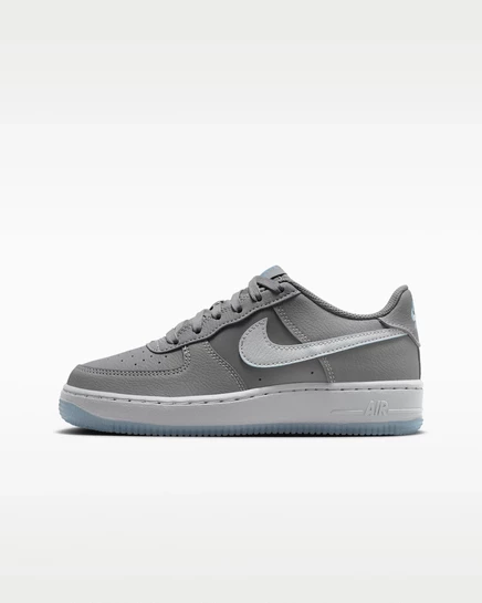 Подростковые кроссовки Nike Air Force 1 SE, графитовые/синие/серые