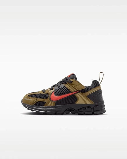 Кроссовки Nike Vomero 5 малышам, черные/оливковые/красные