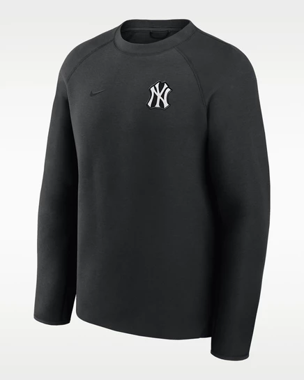 Мужской свитшот Nike Tech Fleece New York Yankees, черный