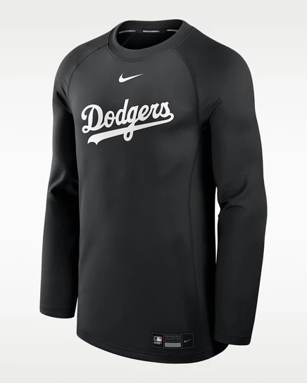 Мужская футболка с длинным рукавом Nike Authentic Game Time Dri‑FIT, черная