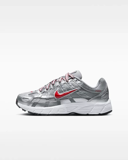 Кроссовки для малышей Nike P-6000, серебристые/серые/красные