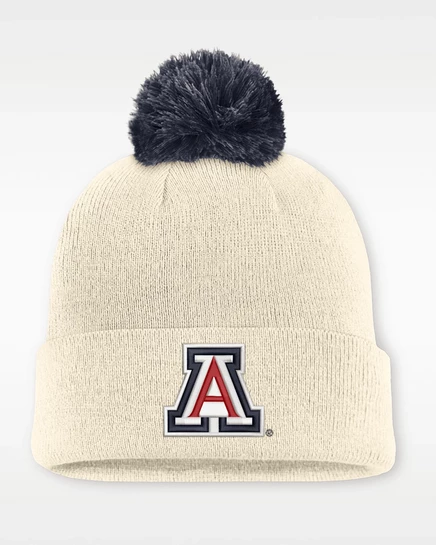 Шапка Nike Arizona Campus Prep, бежевая и синяя