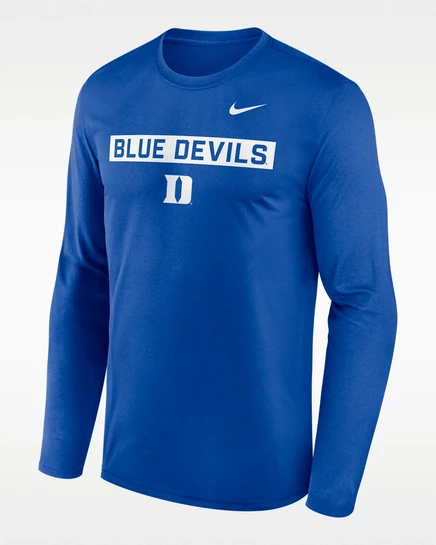 Мужской лонгслив Nike Duke Primetime Legend 2-Hit Dri-FIT, королевский
