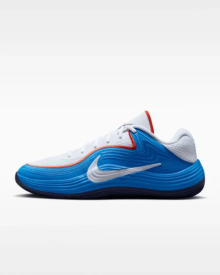 Мужские кроссовки Nike Precision 8 Low, бело-голубые/красные
