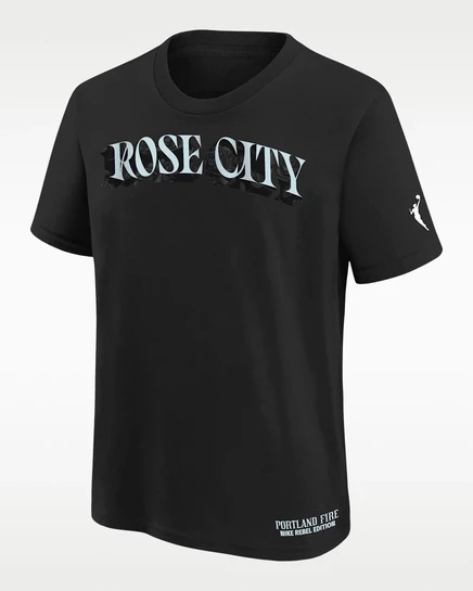 Футболка для мальчиков Nike Portland Fire, черная