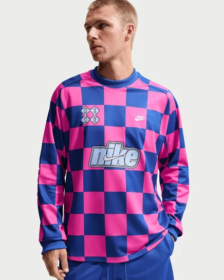 Мужской вратарский топ Nike Goalie Top, ярко-синий