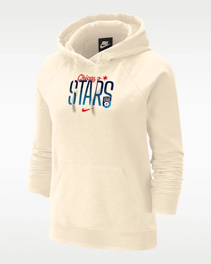 Женское худи Nike Chicago Stars Phoenix Fleece, бежевое