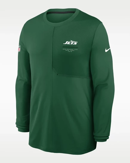 Мужской лонгслив Nike New York Jets Dri-FIT, зеленый