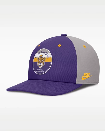 Мужская кепка Nike LSU Athletic Prep Pro Dri-FIT, серая