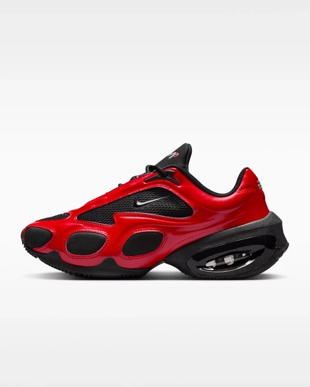 Женские кроссовки Nike Air Max Muse, красно-черные с серебром