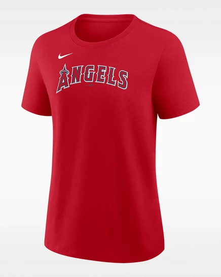 Женская футболка Nike Mike Trout Los Angeles Angels, красная