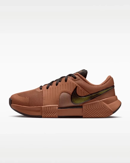 Женские теннисные кроссовки Nike Zoom GP Challenge 1.5 PRM, коричневые/черные/золотистые