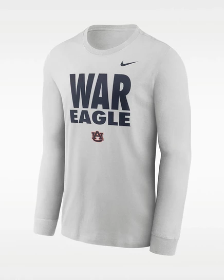 Мужская футболка Nike Auburn Sideline, пыльно-серая