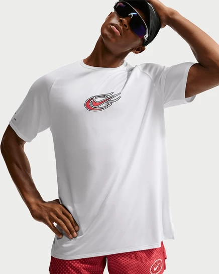 Мужской беговой топ Nike Stride Dri-FIT ADV, белый