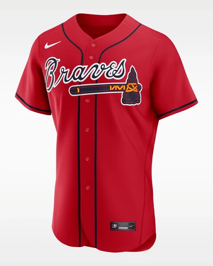 Мужская игровая майка Nike Drake Baldwin Braves, красная
