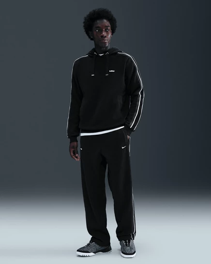 Мужские баскетбольные штаны Nike LeBron Standard Issue Therma-FIT, черные/белые