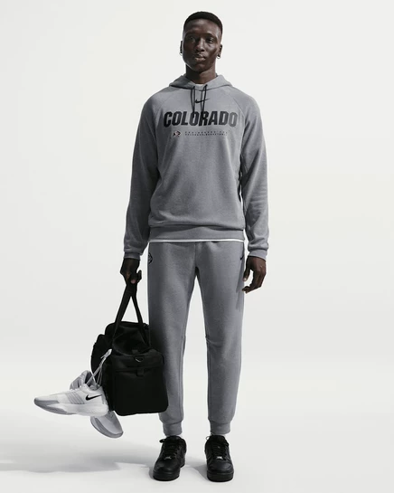 Мужские джоггеры Nike Colorado Buffaloes, серо-черные