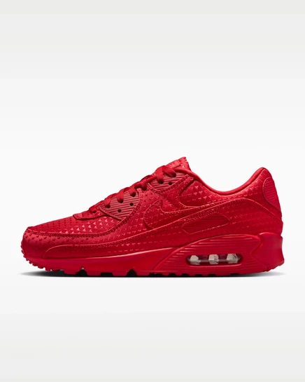 Мужские кроссовки Nike Air Max 90 Premium, красно-черные