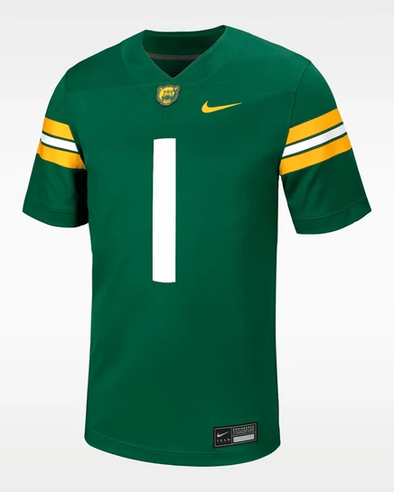 Мужская джерси Nike Baylor College Football, темно-зеленая