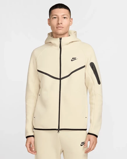 Мужская флисовая куртка Nike Tech Windrunner, хаки/черная