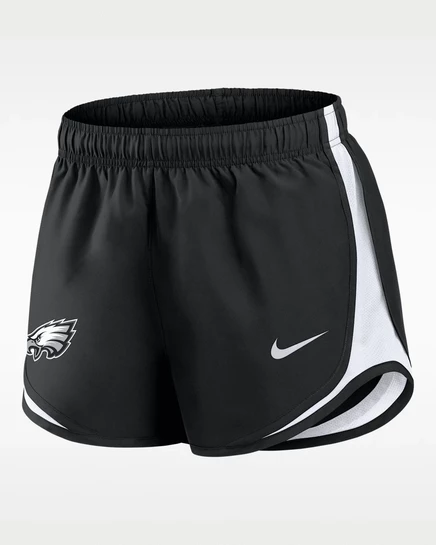 Женские шорты Nike Eagles Tempo, черно-белые