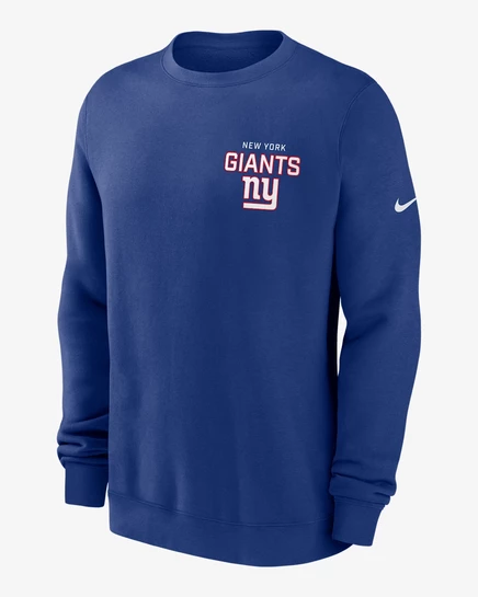 Мужской пуловер Nike Draw Block Club New York Giants, синий