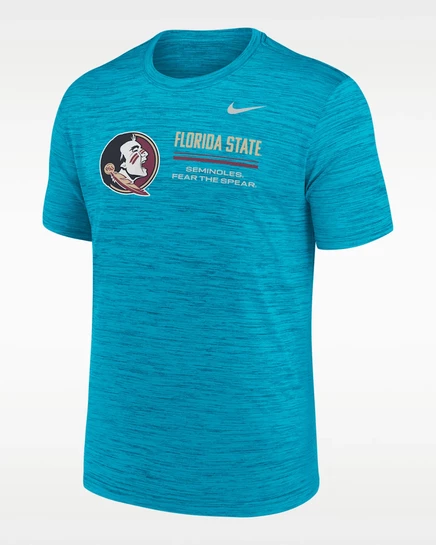 Мужская футболка Nike Florida State Sideline Velocity Dri-FIT, темно-бирюзовая