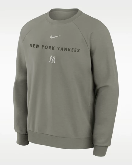 Мужской пуловер Nike New York Yankees Dri-FIT, серый