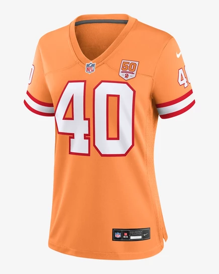 Женская джерси Nike Mike Alstott, оранжевая