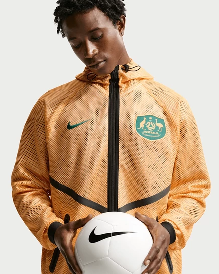 Мужская куртка Nike Australia Dri-FIT, золотая