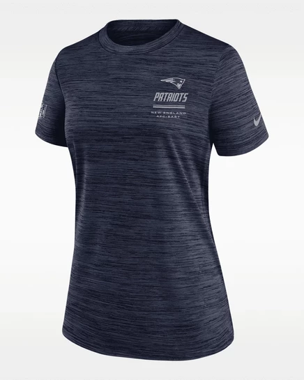 Женская футболка Nike New England Patriots Sideline Dri-FIT, темно-синяя