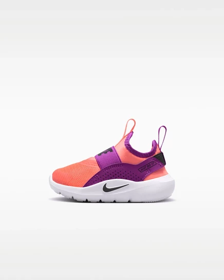 Детские кроссовки Nike Flex Runner 4, манго‑пурпурно‑белые
