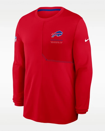 Мужской лонгслив Nike Buffalo Bills, красный