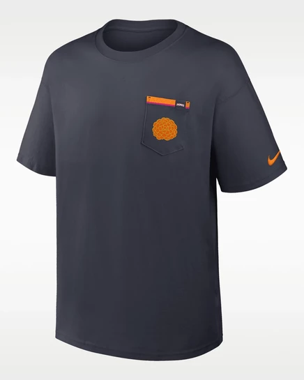 Мужская футболка nike padres city connect 2-hit, черная