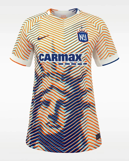 Женская футболка Nike Gotham FC Stadium Away, слоновая кость