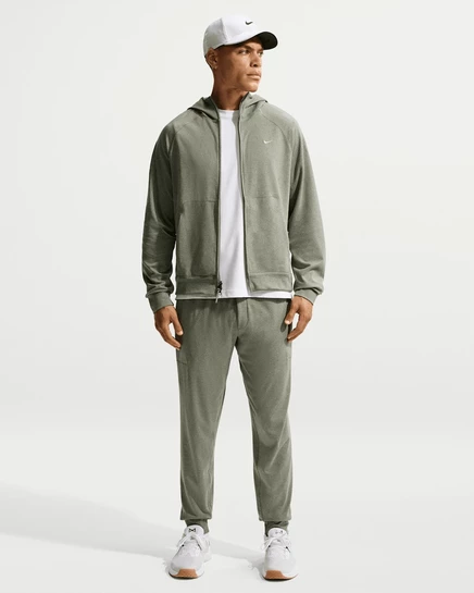Мужские джоггеры Nike NanoKnit Dri-FIT с UV, оливковые