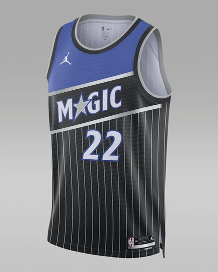 Мужская майка Jordan Orlando Magic Statement 2025/26 Dri-FIT, черная