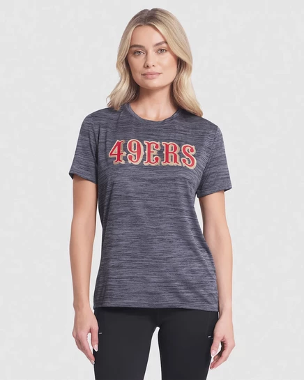 Женская футболка Nike San Francisco 49ers Rivalries Sideline Velocity, черная