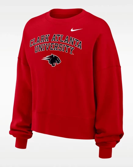 Женский свитшот Nike Clark Atlanta, красный