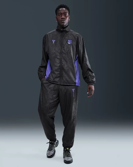 Мужские штаны Nike FC Barcelona Kobe, черно/фиолетовые